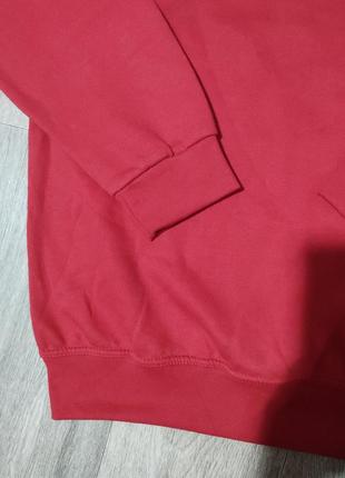 Мужской тёплый свитшот на флисе / premium / кофта / свитер / мужская одежда4 фото