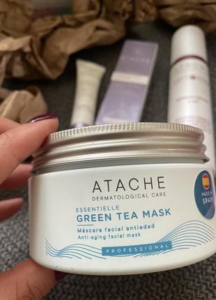 Маска с зеленым чаем от atache