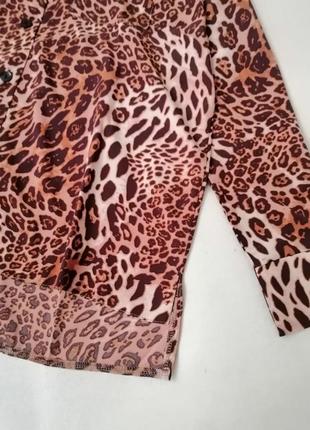 Домашній костюм піжама легкий літній прибув принт лео леопард8 фото