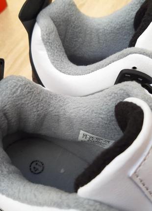 Nike air jordan 4  білі з сірим  шкіра кросівки чоловічі шкіряні відмінна якість зимові осінні на флісі ботінки високі теплі сапоги найк джордан7 фото