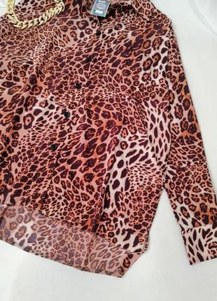 Домашній костюм піжама легкий літній прибув принт лео леопард10 фото