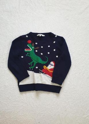 Новогодний свитер для мальчика 3-4 лет