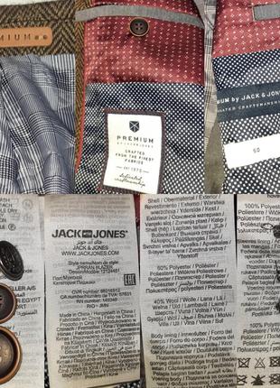 Вовняний піджак premium by jack&jones (m-l)3 фото