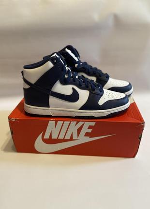 Новые оригинал кроссовки nike dunk high retro