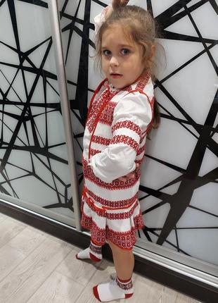 Вишиванка, костюм с юбкой 5-6 лет4 фото