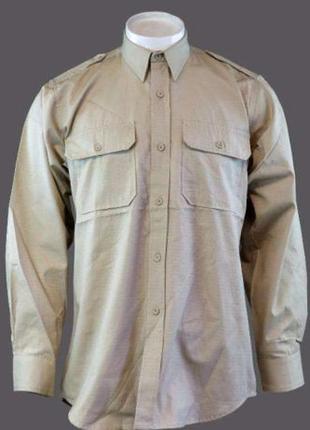Рубашка туриста сафари. бежевый цвет. 50-52-541 фото