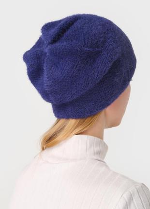 Набор шапка комплект шапка шарф красивая женская шапка шерстяная шапка модная шапка 2023 женские шапки зимняя шапка ангоровая шапка из ангоры5 фото