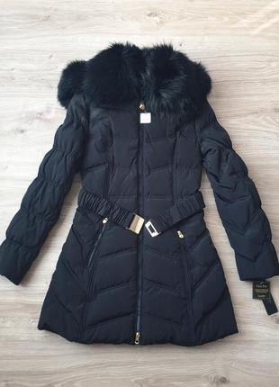 Зимний женский пуховик куртка из сша. новый. размер м. черный. теплый. скидка!2 фото