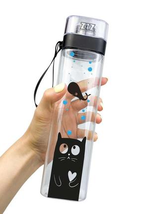 Бутылка для воды ударопрочная бытовая емкость для воды кот 291894 ku-22