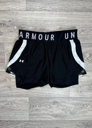 Under armour шорты лосины s размер м спортивные чёрные оригинал