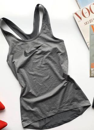👚офигенная спортивная серая майка nike оригинал/майка для занятий спортом/серая борцовка👚