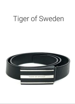 Кожаный ремень tiger of sweden оригинал