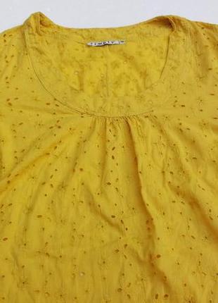 Хлопковая блуза из ткани ришелье.6 фото