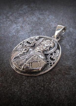 Кулон ручної роботи святий миколай