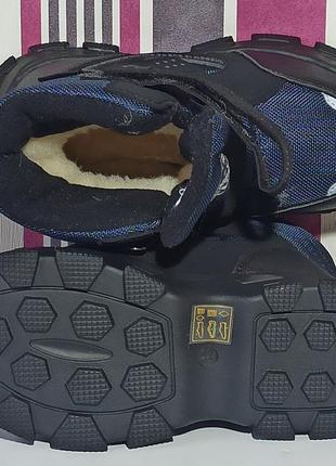 Зимние термоботинки ботинки дутики сноубутсы на овчине мальчику 10736 том 32,33,34,35,36,379 фото