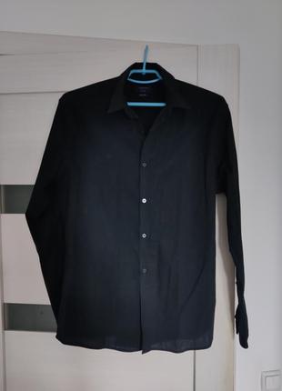 Мужская черная рубашка calliope2 фото