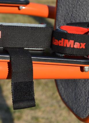 Лямки для тяги спортивные эластичные ремешки для тяги madmax mfa-332 pwr straps+ black/grey/red ku-226 фото