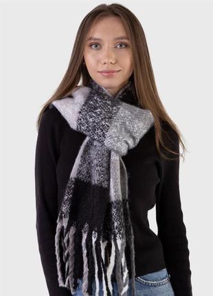 Теплий шарф жіночий шарф зимовий шарф товстий шарф вовняний шарф недорогий шарф хустка палантин великий шарф2 фото