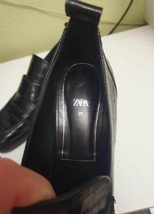 Стильні туфлі лофери zara6 фото