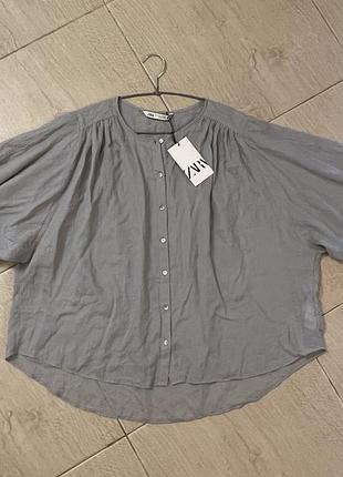 Невесомая блуза бренда zara