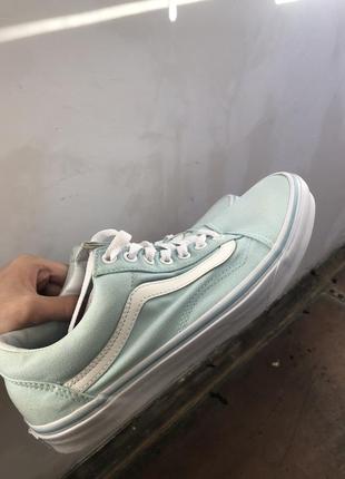 Голубі кеди vans