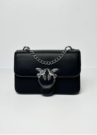 Женская сумка pinko mini love bag icon simply black 21 х 6 х 12 см