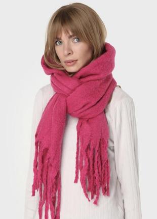 Теплый шарф женский шарф зимний шарф толстый шарф шерстяной шарф недорогой шарф большой шарф платок палантин3 фото