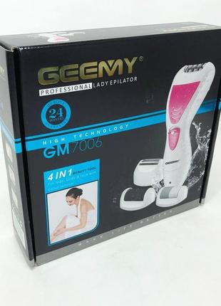 Професійна пемза для ніг gemei gm-7006 4в1 / універсальна пемза для ніг / чищення ge-576 для п'ят3 фото
