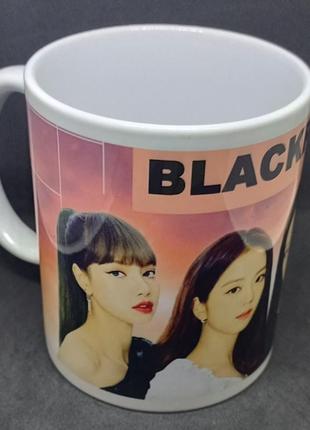 Чашка с принтом любимой группы "blackpink"
