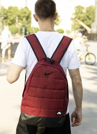 Рюкзак красный nike | рюкзак красныйй найк | рюкзак nike | рюкзак красный меланж3 фото