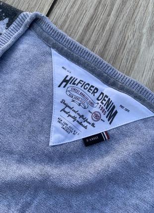 Светр tommy hilfiger реглан кофта свитер лонгслив стильный  худи пуловер актуальный джемпер тренд2 фото