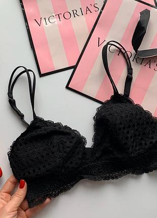 👙несравненный чёрный кружевной бралет/бра с кружевом двойные шлейки/лиф перфорация👙