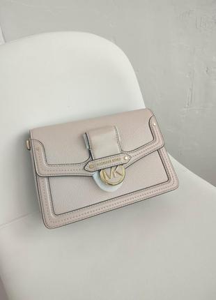 Стильная кожаная сумка michael kors jessie 30f9g6l2l корс5 фото