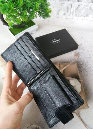 Чоловічий шкіряний гаманець із зажимом портмоне шкіряне3 фото