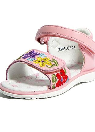 Босоніжки, сандалі босоніжки річна літнє взуття взуття для дівчинки дівчинки тм казка р. 208 фото