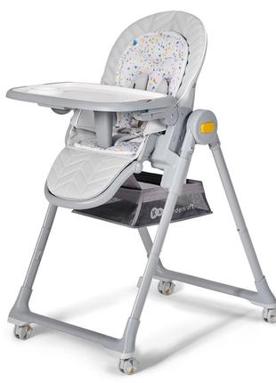 Стульчик для кормления kinderkraft lastree grey (khlast00gry0000)2 фото