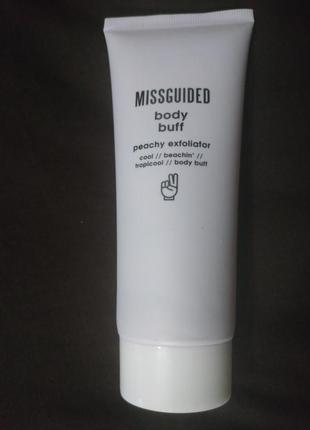 Скраб для тела missguided buff peachy exfoliator 100мл