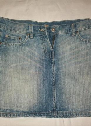 915 джинсовая юбочка, торг.