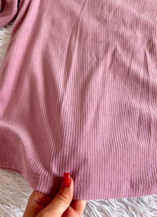 Нежная розовая пижама love to lounge в рубчик9 фото