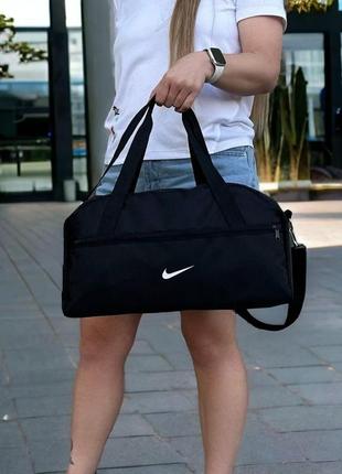 Спортивная черная сумка мужская  nike. сумка для тренировок, фитнес сумка4 фото