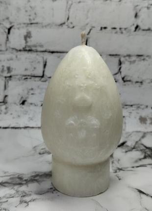 "свічка - яйце з пальмового воску"2 фото