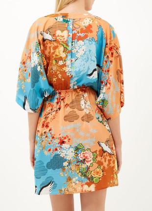 Стильное платье кимоно, платье халат, платье в бельевом стиле5 фото