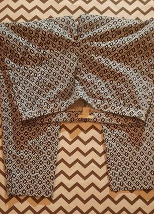 Актуальные брюки в принт от h&m 8