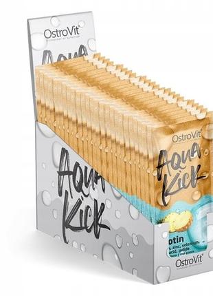Вітаміни та мінерали ostrovit aqua kick biotin, 24*10 грам - ананас