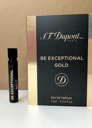 Dupont be exceptional gold пробник