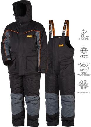Костюм зимовий norfin element + (-35) p.l чорний (4320-03-l)