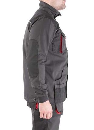 Куртка робоча 80% поліестер, 20% бавовна, щільність 260 г / м2, xxl intertool sp-30054 фото