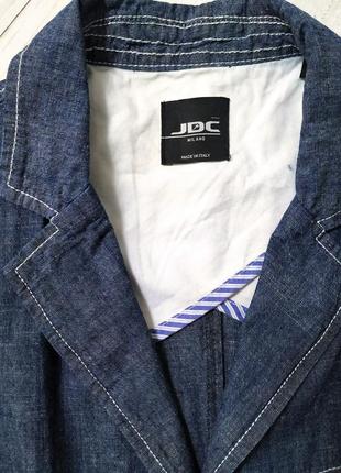 Двобортний коттоновый піджак блейзер, жакет італія jdc. 100% коттон. розпродаж !!! 🔥🔥🔥7 фото