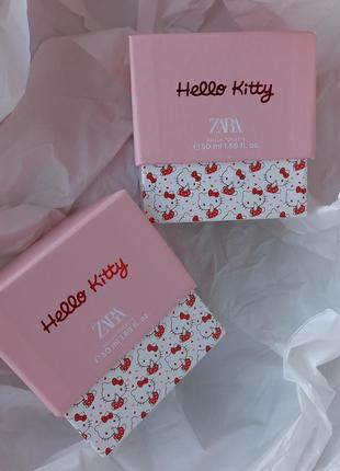 Zara hello kitty парфюм для девочки, оригинал испания!1 фото