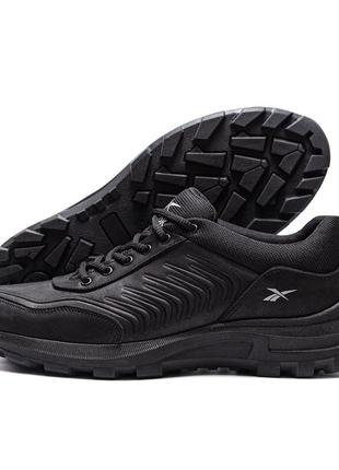 Чоловічі кросівки reebok classic black (в стилі)